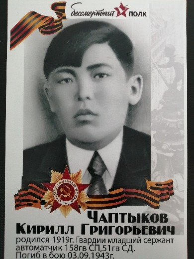 Чаптыков Кирилл Григорьевич