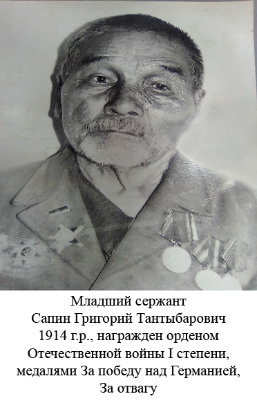 Сапин Григорий Тантыбарович
