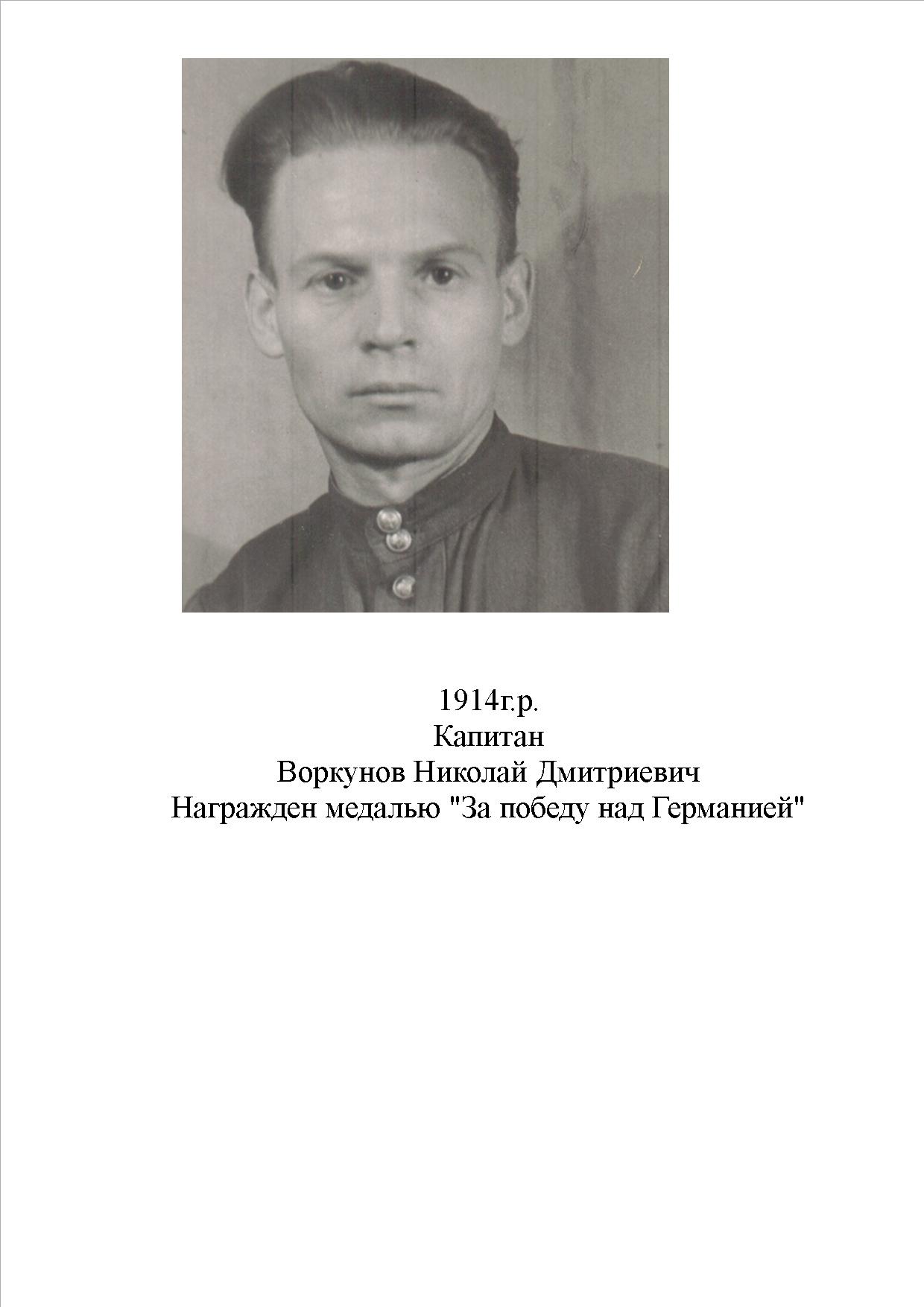 Воркунов Николай Дмитриевич