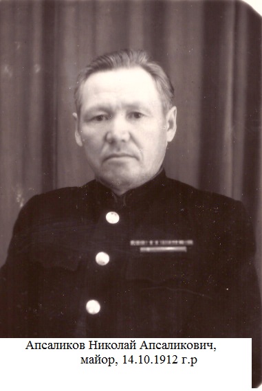 Апсаликов Николай Апсаликович