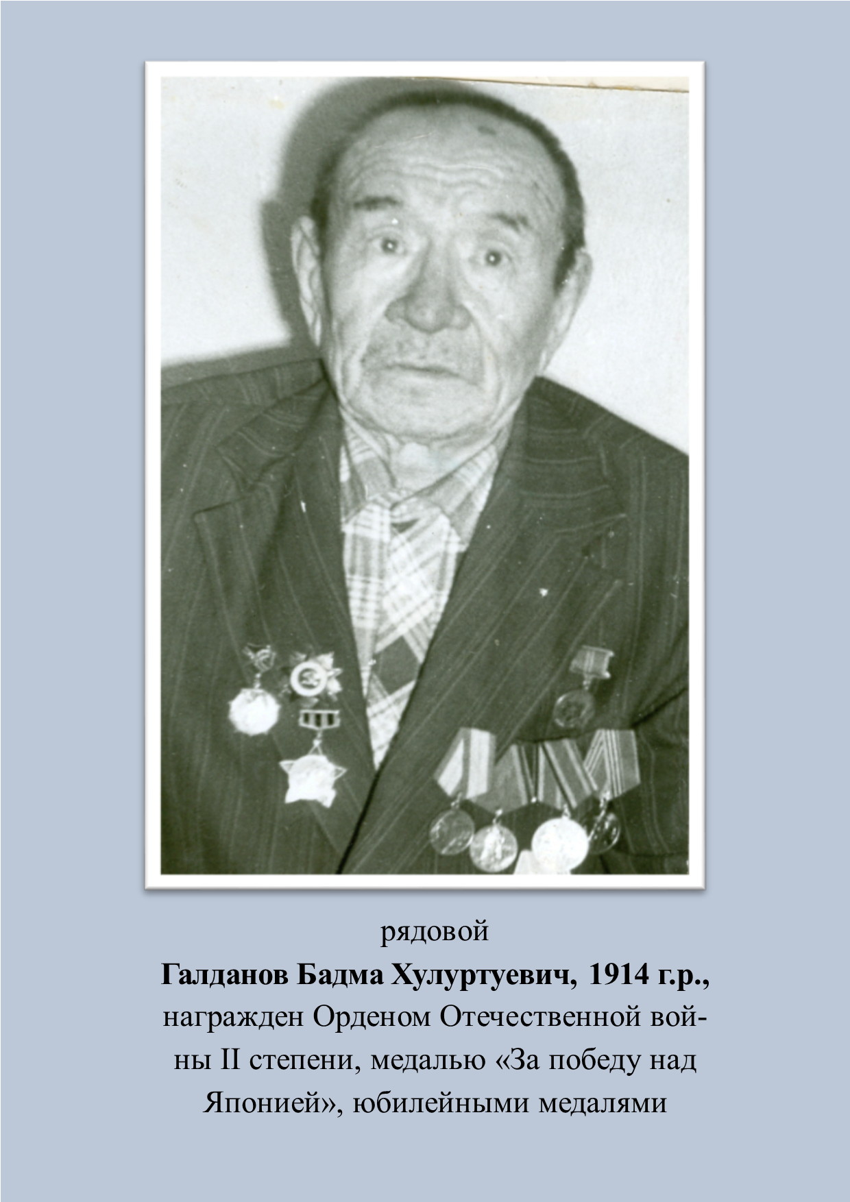 Галданов Бадма Хулуртуевич