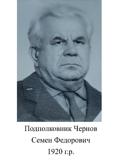 Чернов Семен Федорович