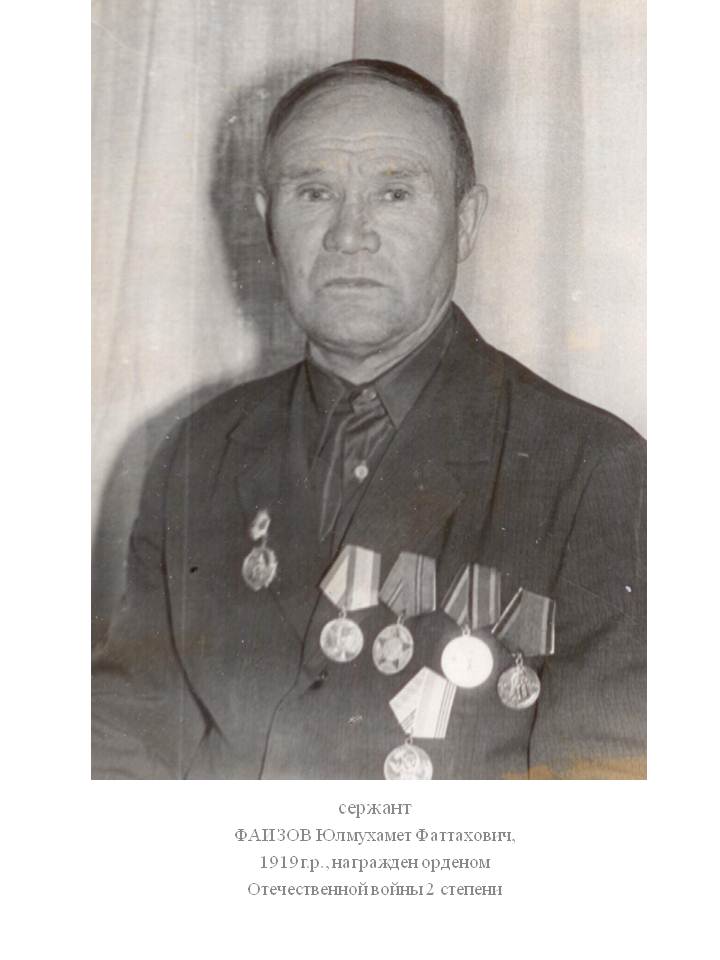 Фаизов Юлмухамет Фаттахович