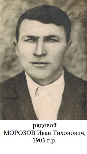 Морозов Иван Тихонович