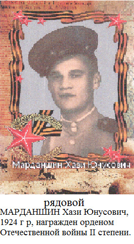 Марданшин Хази Юнусович