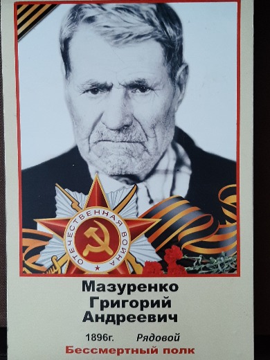 Мазуренко Григорий Андреевич