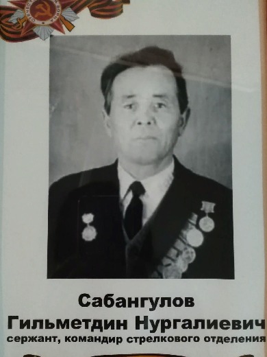 Сабангулов Гильмедин Нургалеевич