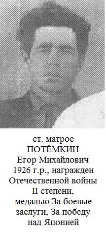 Потемкин Егор Михайлович