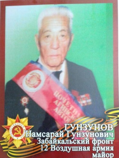 Гунзунов Намсарай Гунзунович