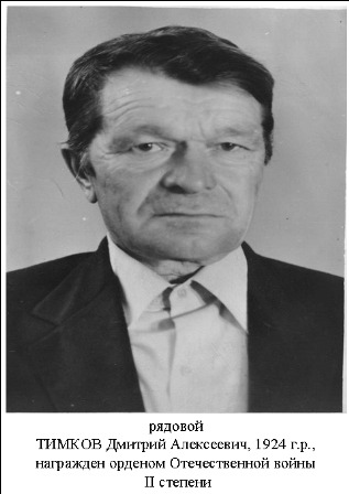 Тимков Дмитрий Алексеевич