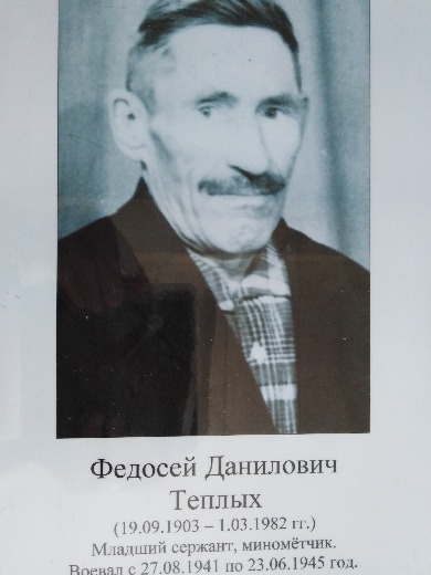 Теплых Федосей Данилович