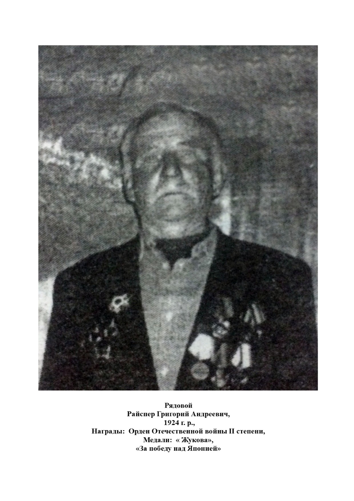 Райспер Григорий Андреевич