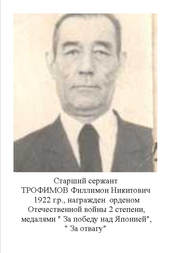 Трофимов Филлимон Никитович