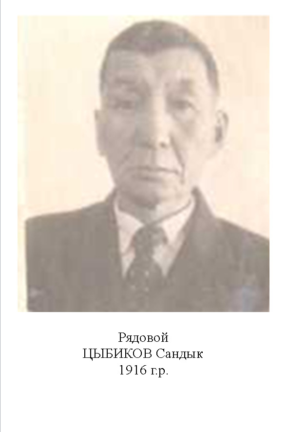 Цыбиков Сандык