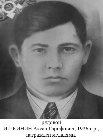 Ишкинин Аксан Гарифович
