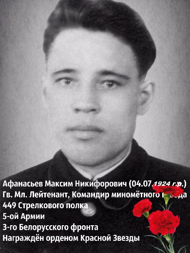 Афанасьев Максим Никифорович