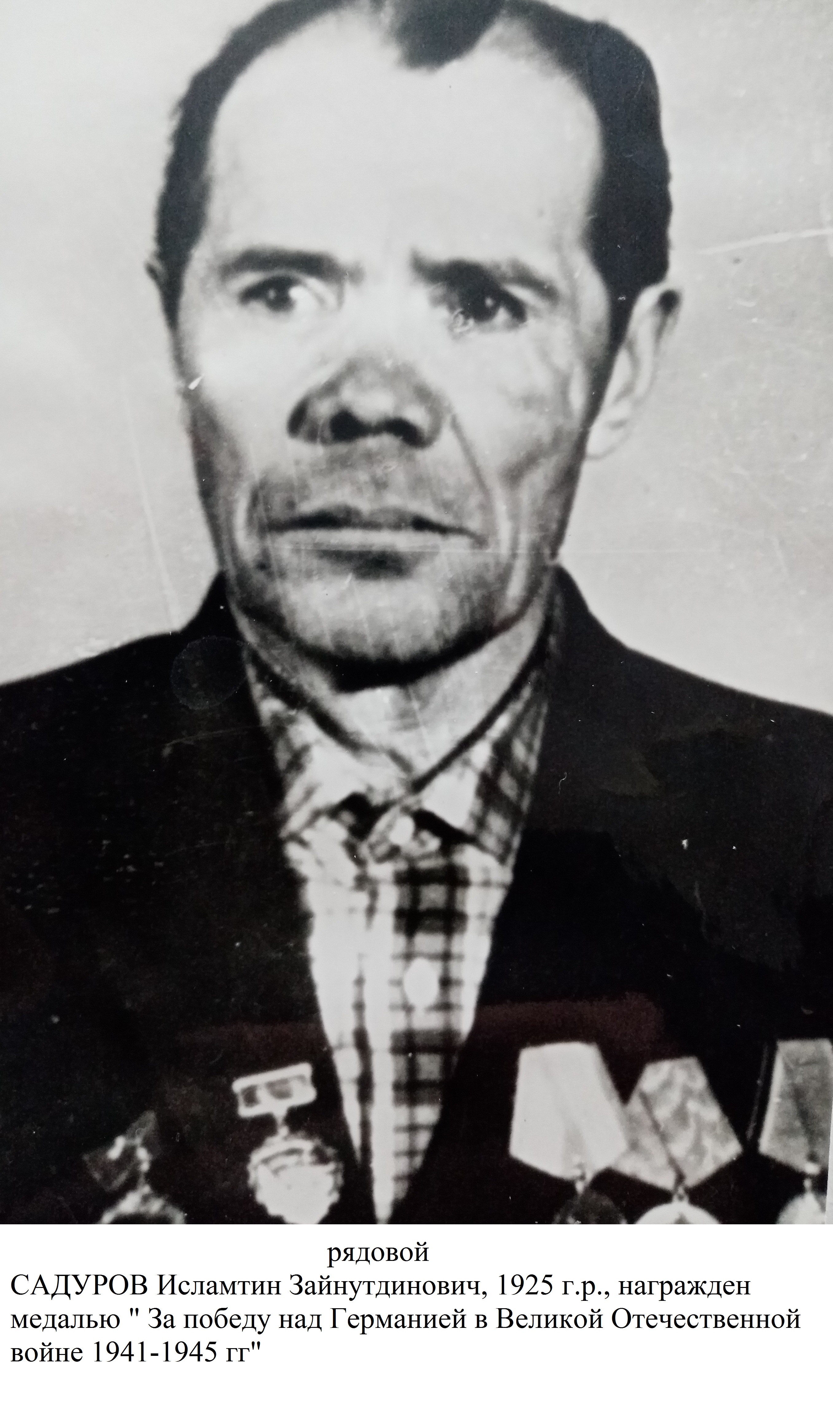 Садуров Исламтин Зайнутдинович