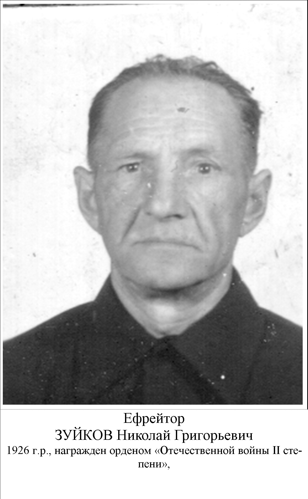 Зуйков Николай Григорьевич