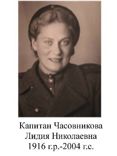 Часовникова Лидия Николаевна