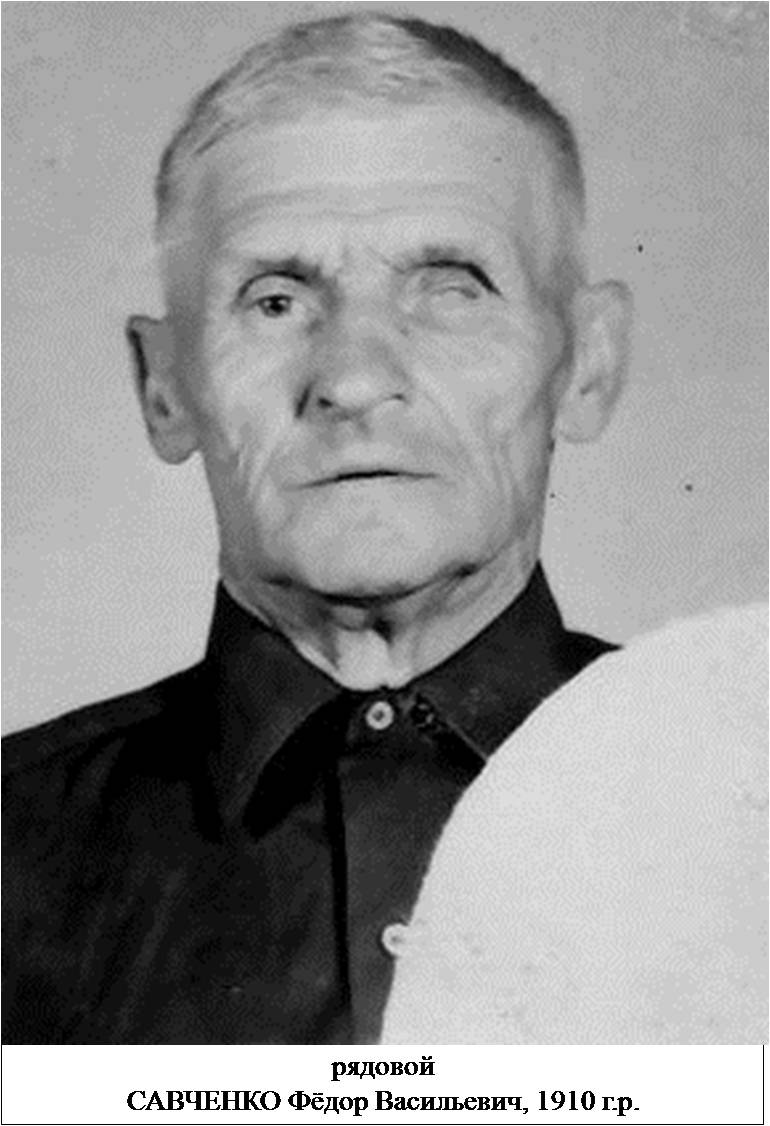 Савченко Федор Васильевич