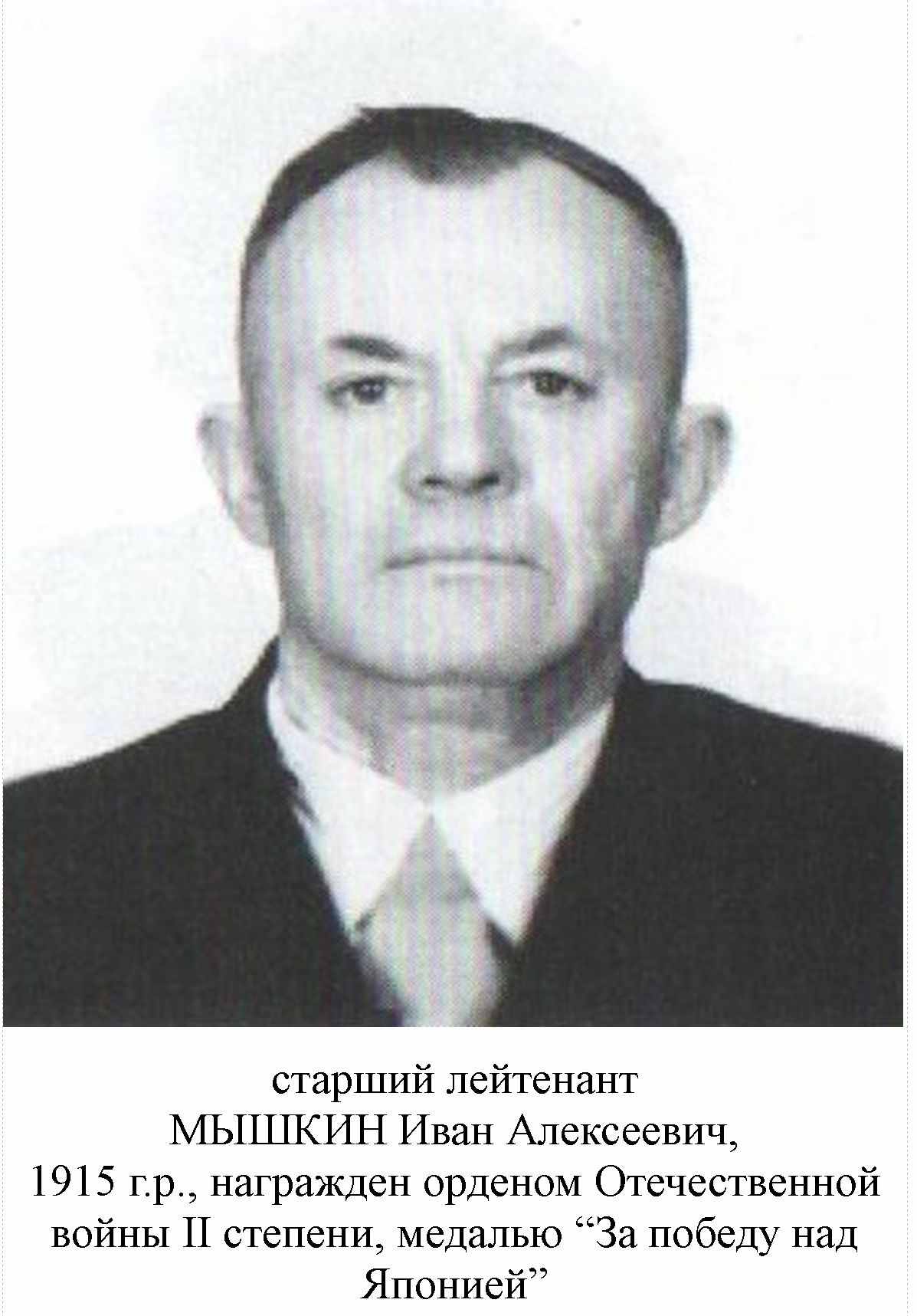 Мышкин Иван Алексеевич