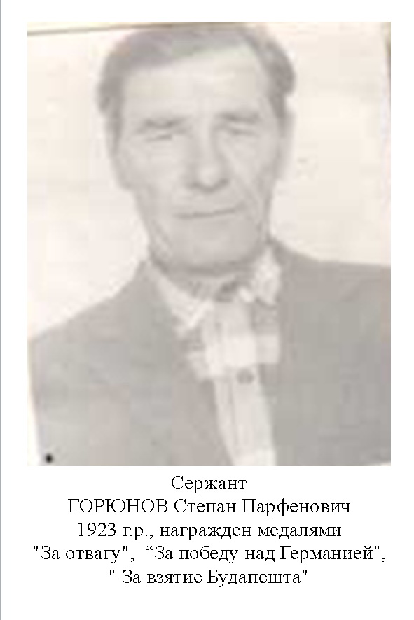 Горюнов Степан Парфенович