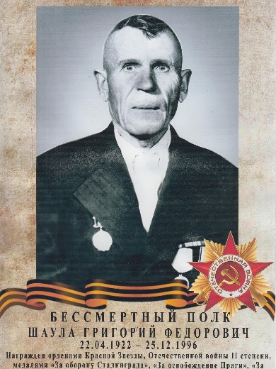 Шаула Григорий Федорович