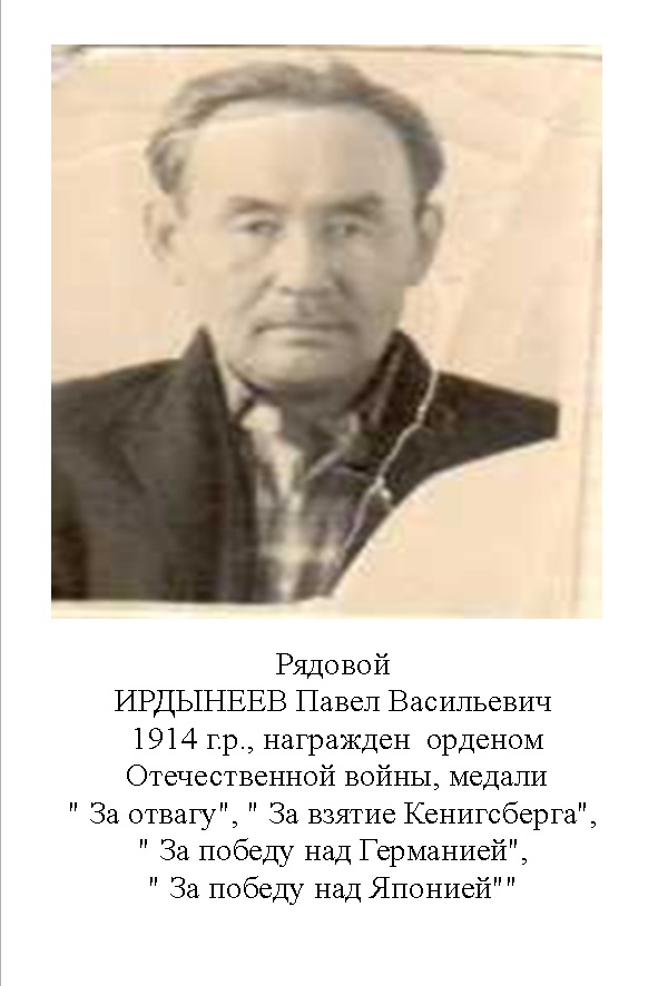 Ирдынеев Павел Васильевич