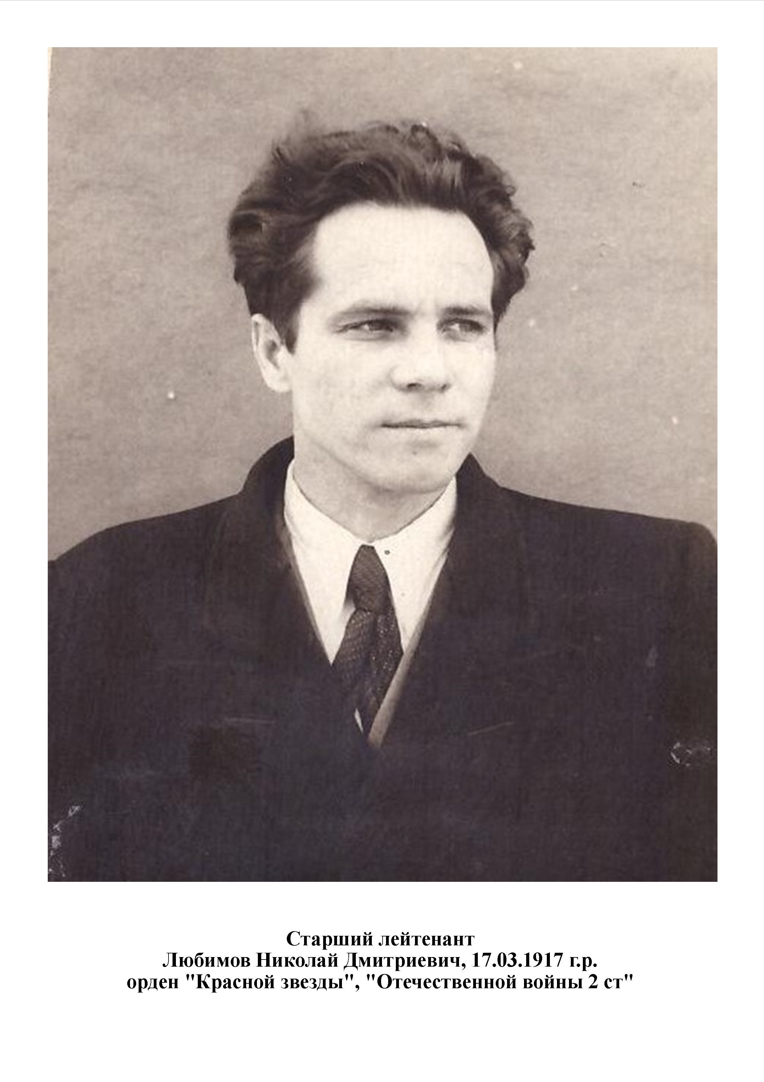 Любимов Николай Дмитриевич