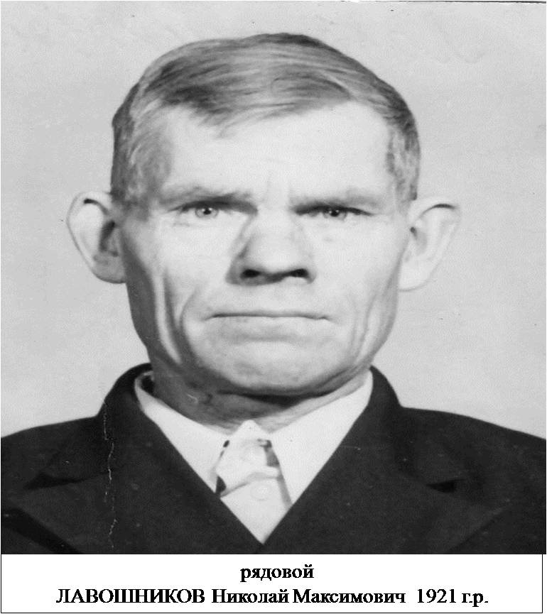 Лавошников Николай Максимович